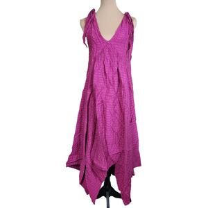 Free People Celine Handkerchief Midi Dress